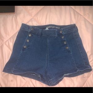 High waisted shorts
